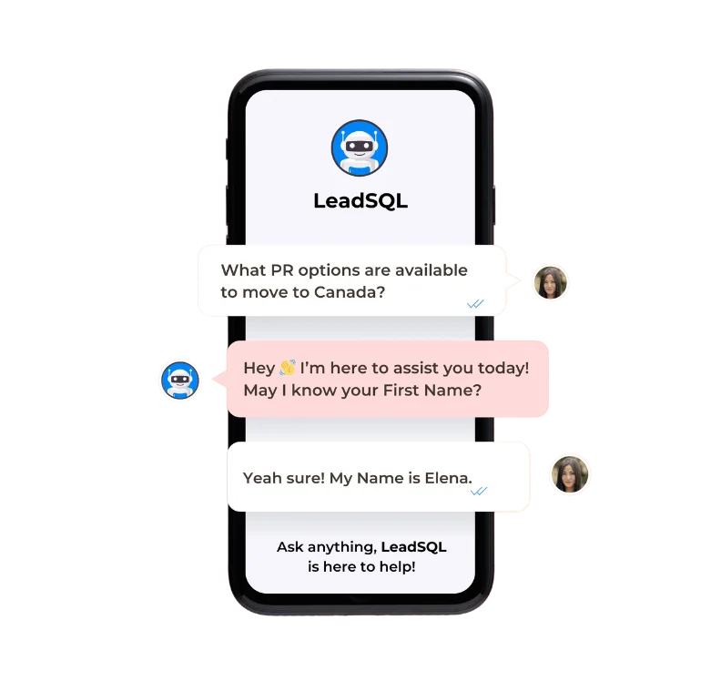 The Best AI chatbot user interacting with our personalized chatbot in its mobile application.